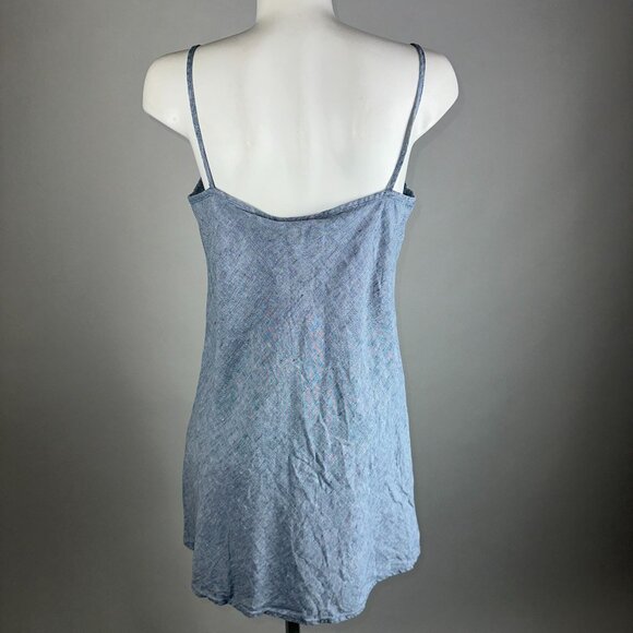 Bryn Walker Denim Chambray Spaghetti Strap Tank Dress Tunic & Jacket Set Small - Picture 4 of 11